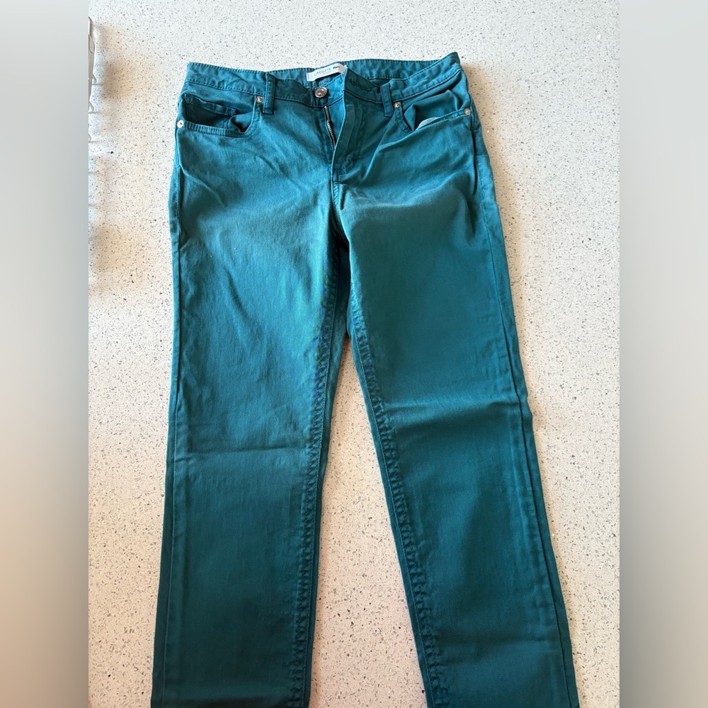 LACOSTE EUC Teal Women's Slim Fit Jeans - Size 27